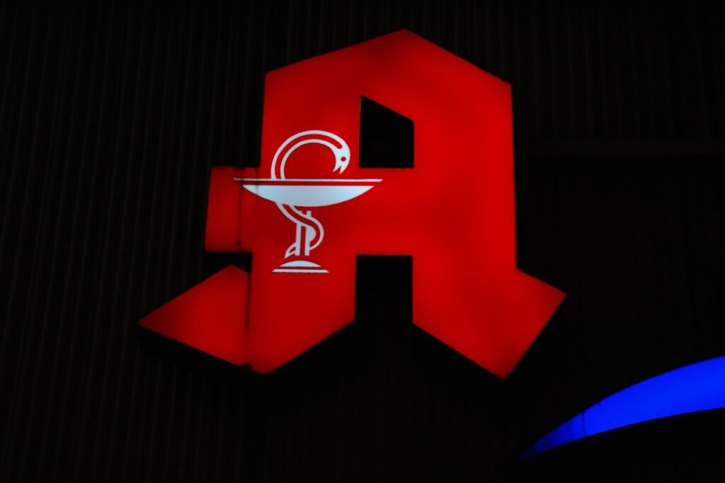 pharmacy, sign, character, logo, red, illuminated, pharmacy sign, pharmacy, pharmacy, pharmacy, pharmacy, pharmacy, pharmacy sign, pharmacy sign, pharmacy sign